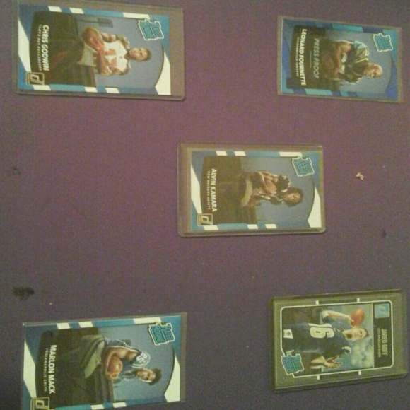 Set of 5 rated rookies all encased - Picture 1 of 5